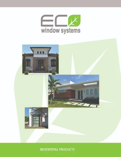 Eco window sytems Brochure