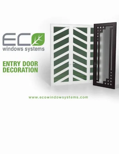 Eco Window Systems Entry Door Decoration